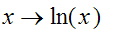 proc (x) options operator, arrow; ln(x) end proc