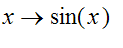 proc (x) options operator, arrow; sin(x) end proc