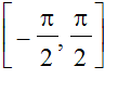 [-pi/2, pi/2]