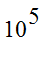 10^5